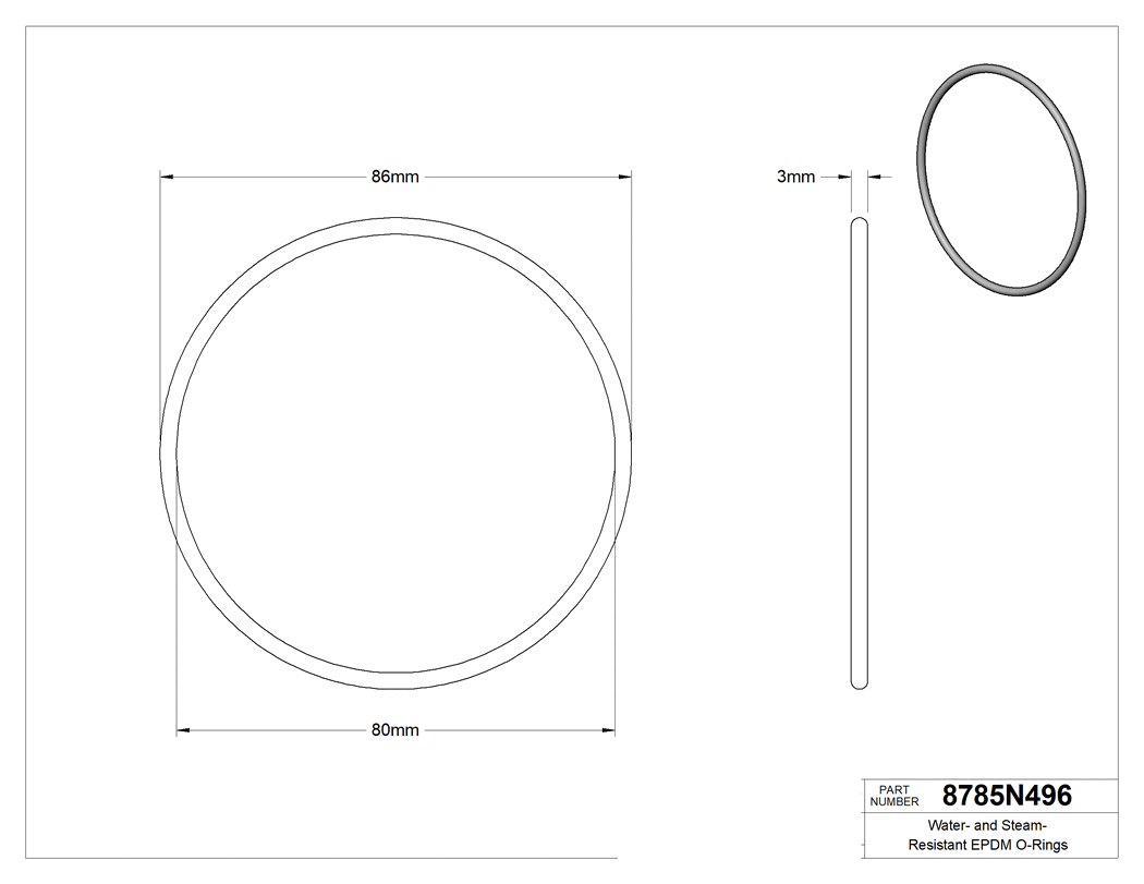 Technical drawing - 8785N496